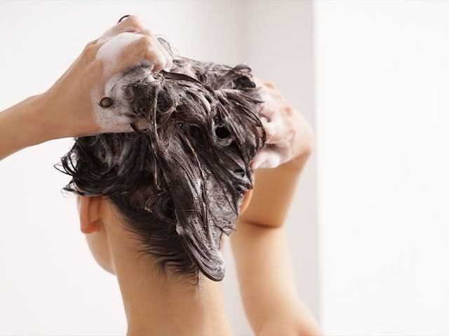 using shampoo